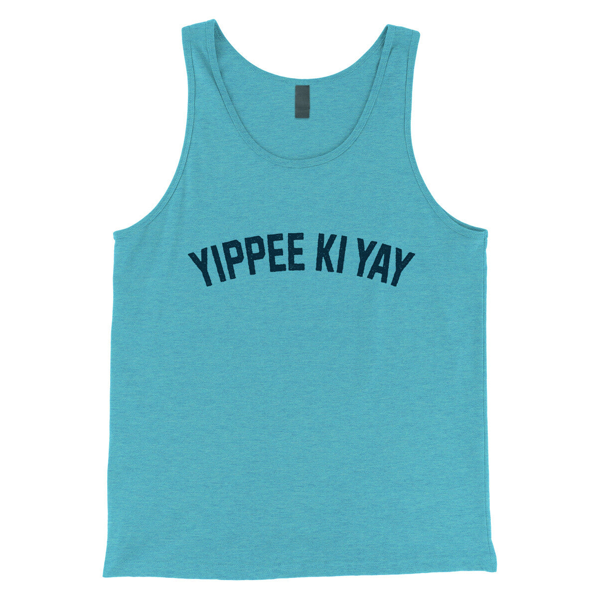 Yippee Ki Yay in Aqua Triblend Color