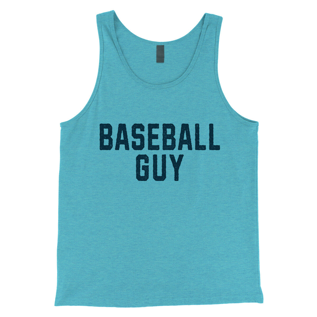 Baseball Guy in Aqua Triblend Color