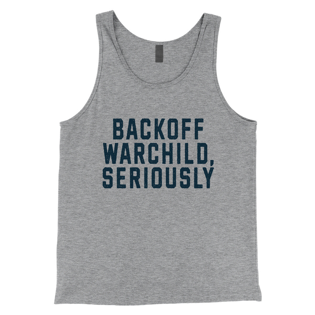 Backoff Warchild Seriously in Athletic Heather Color