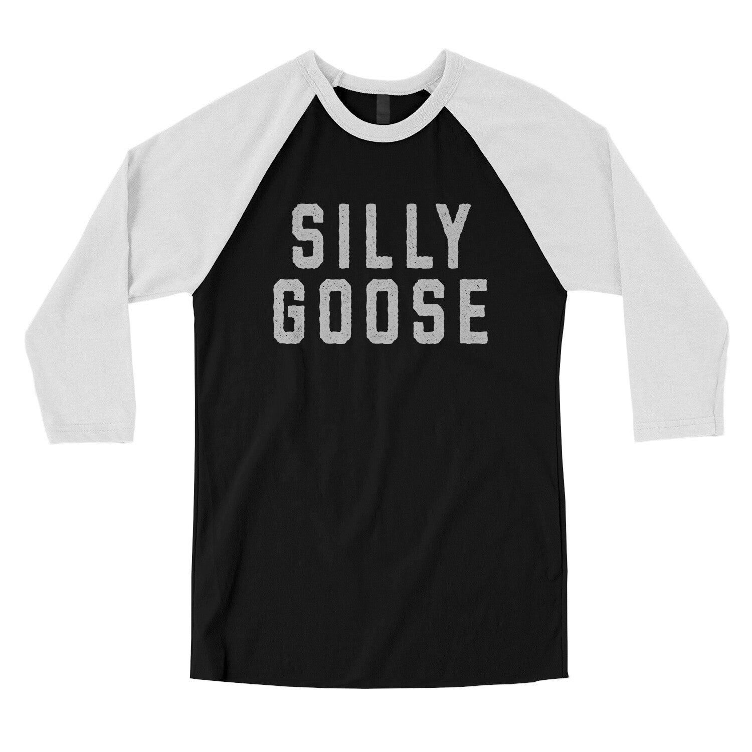Silly Goose in Black with White Color