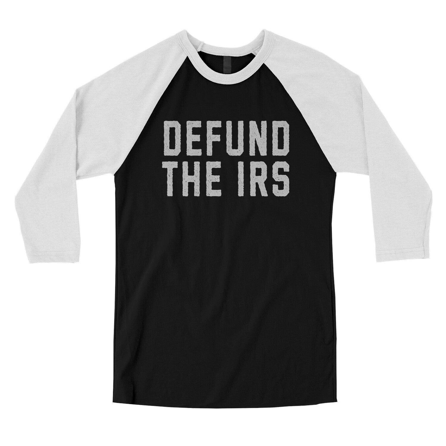 Defund the IRS in Black with White Color