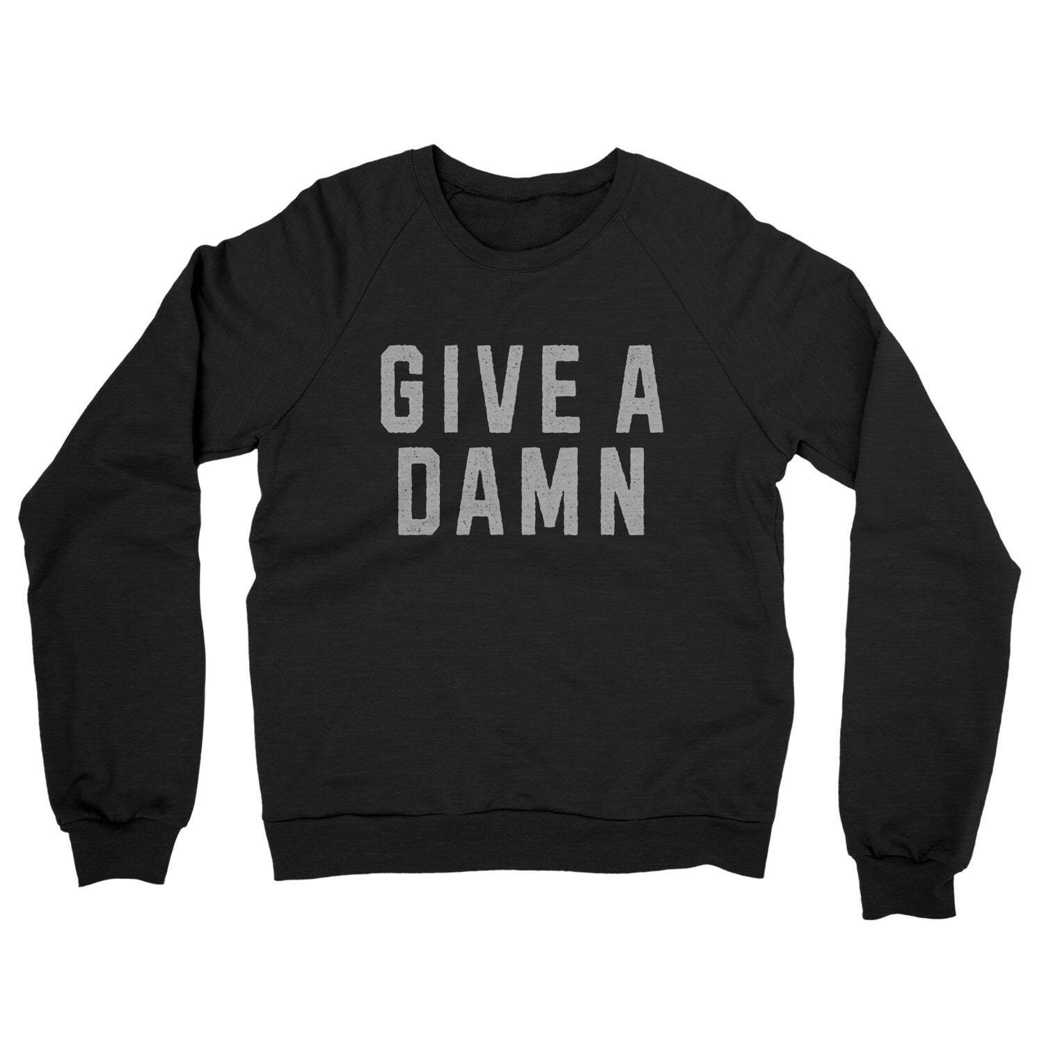 Give a Damn in Black Color