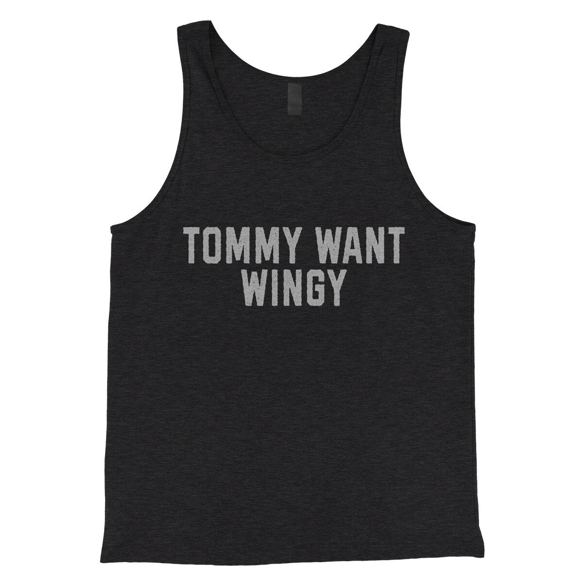 Tommy Want Wingy in Charcoal Black TriBlend Color
