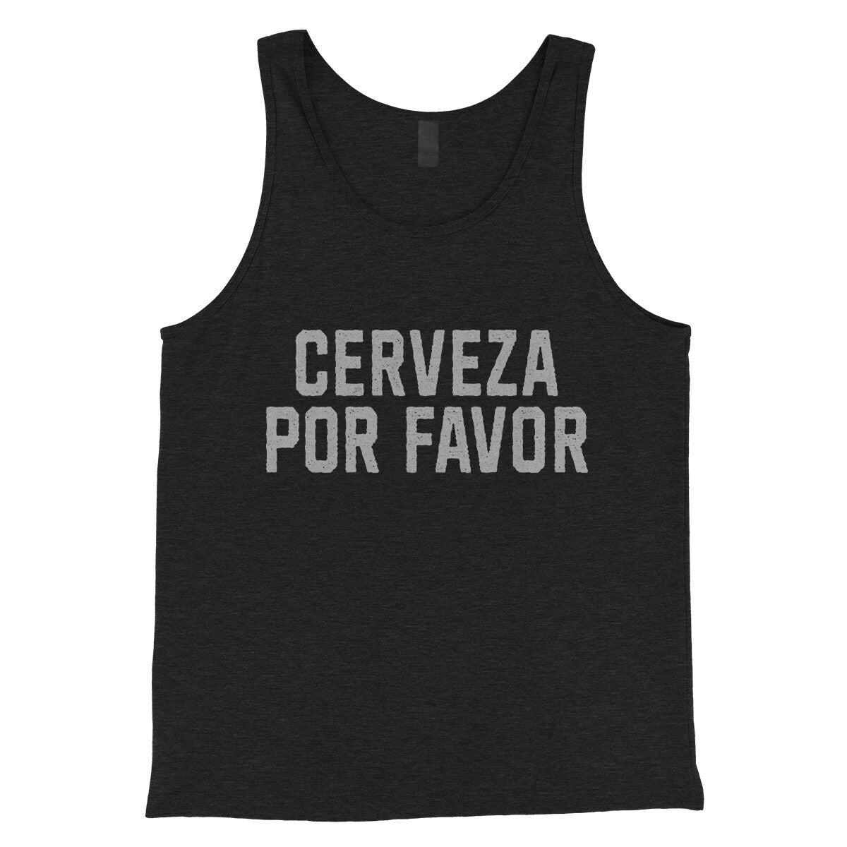 Cerveza Por Favor in Charcoal Black TriBlend Color