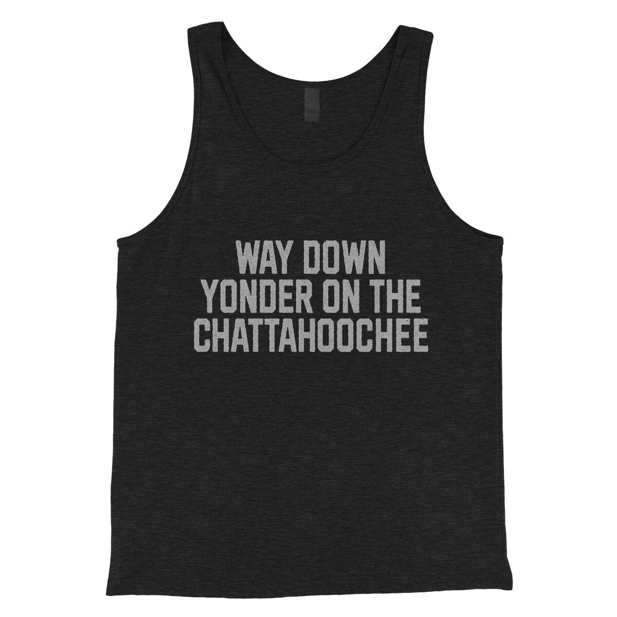 Way Down Yonder on the Chattahoochee in Charcoal Black TriBlend Color