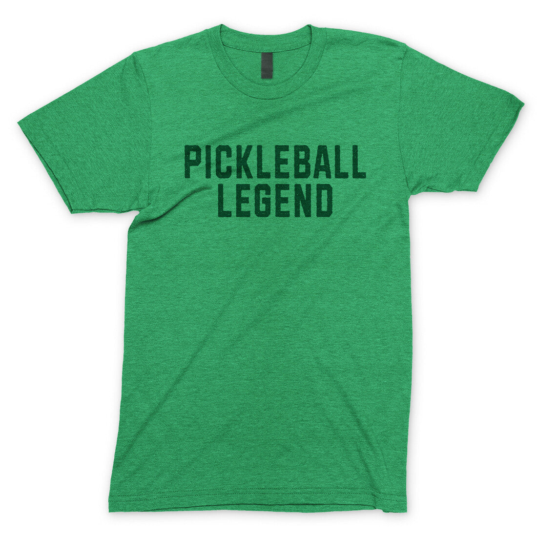 Pickleball Legend in Heather Irish Green Color