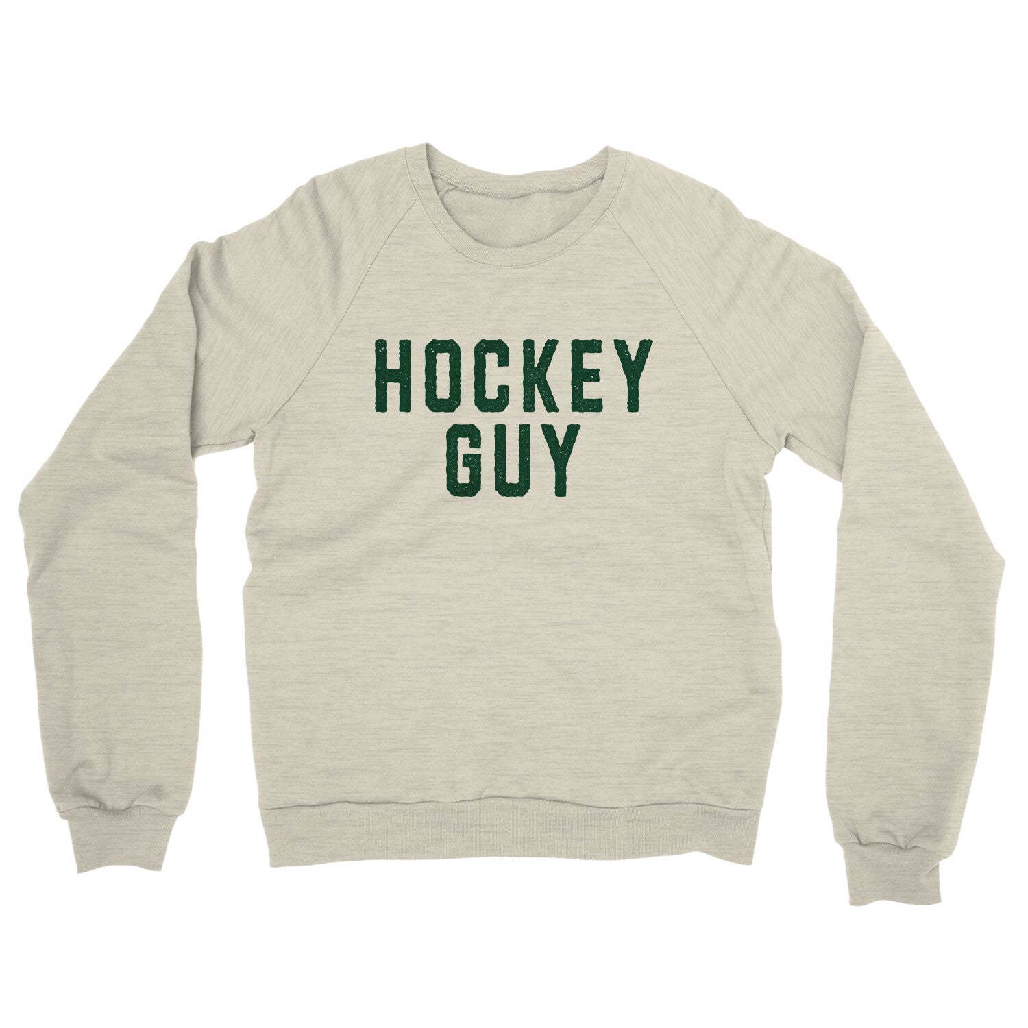 Hockey Guy in Heather Oatmeal Color