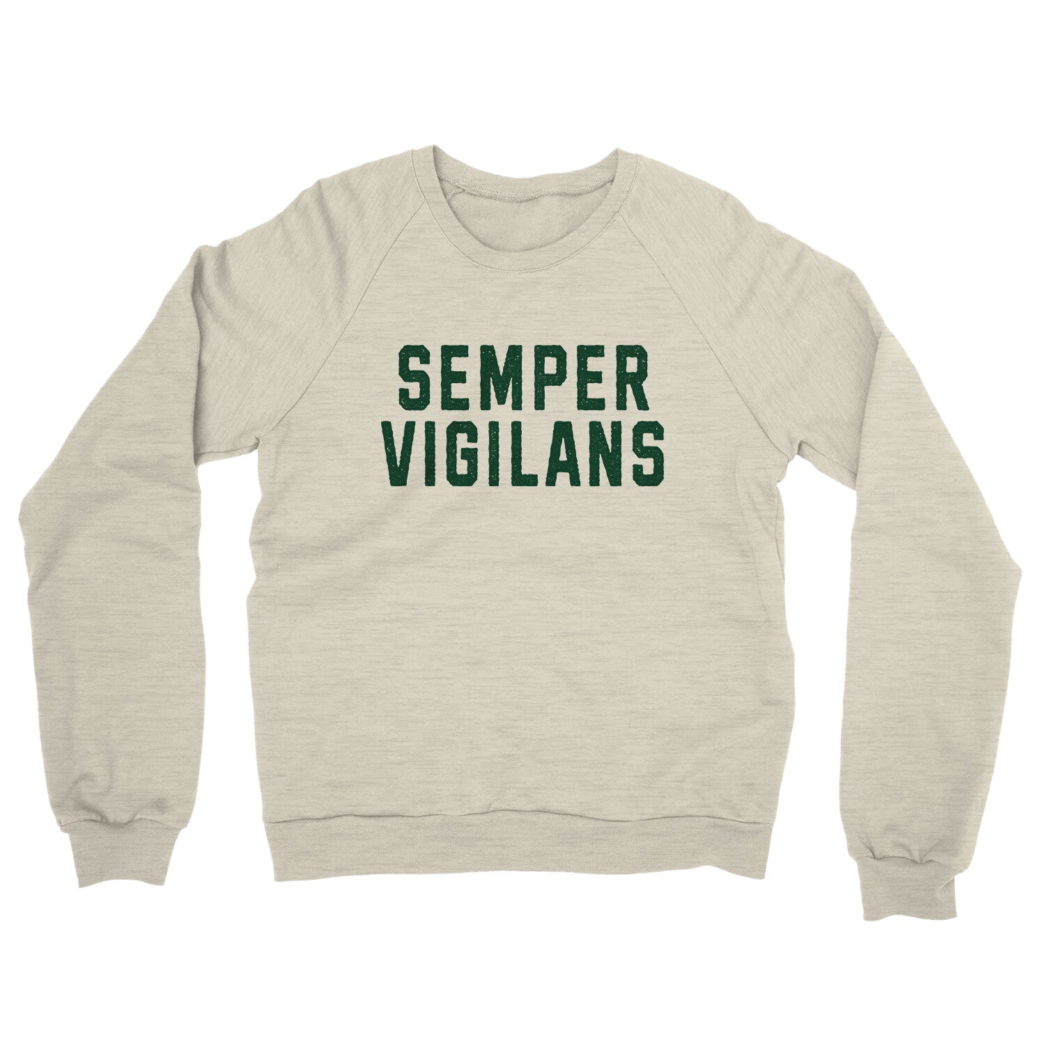 Semper Vigilans in Heather Oatmeal Color