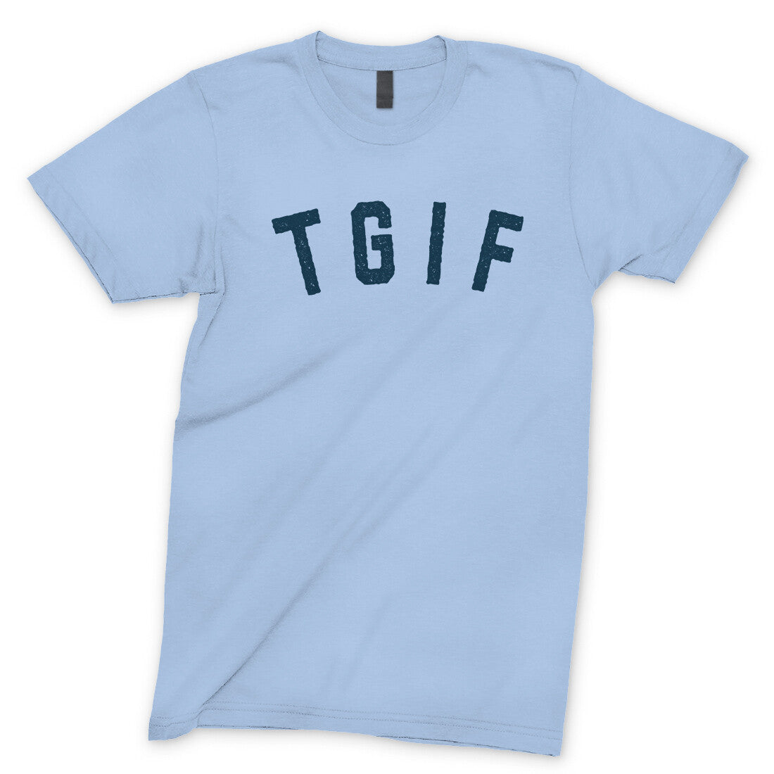 TGIF in Light Blue Color