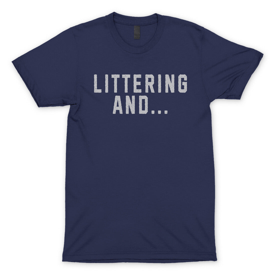 Littering And in Navy Color
