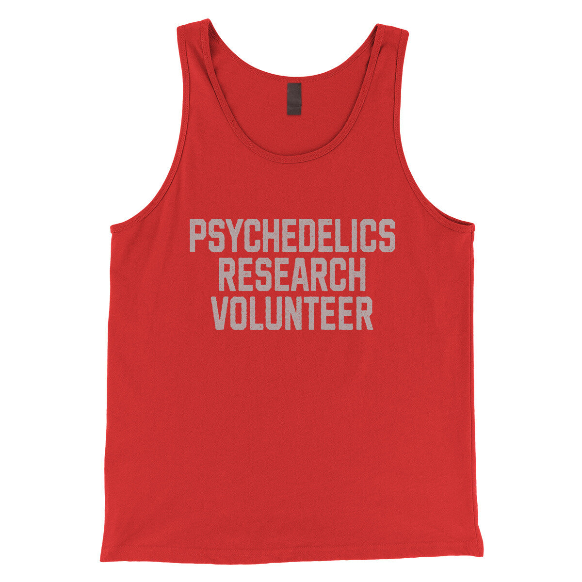 Psychedelics Research Volunteer in Red Color
