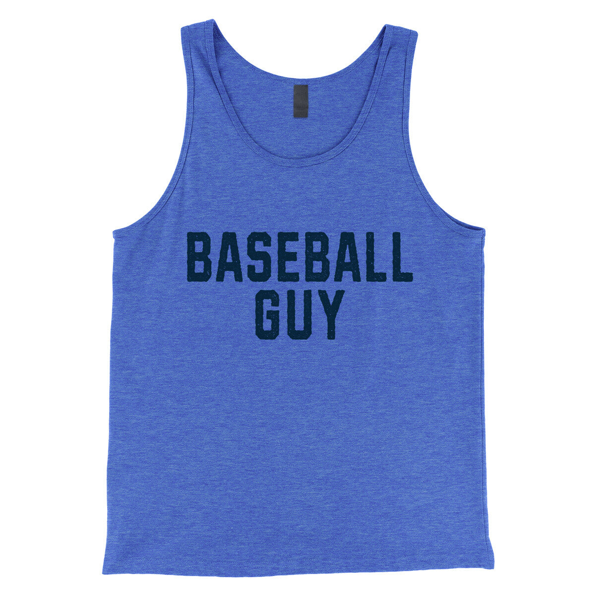 Baseball Guy in True Royal TriBlend Color