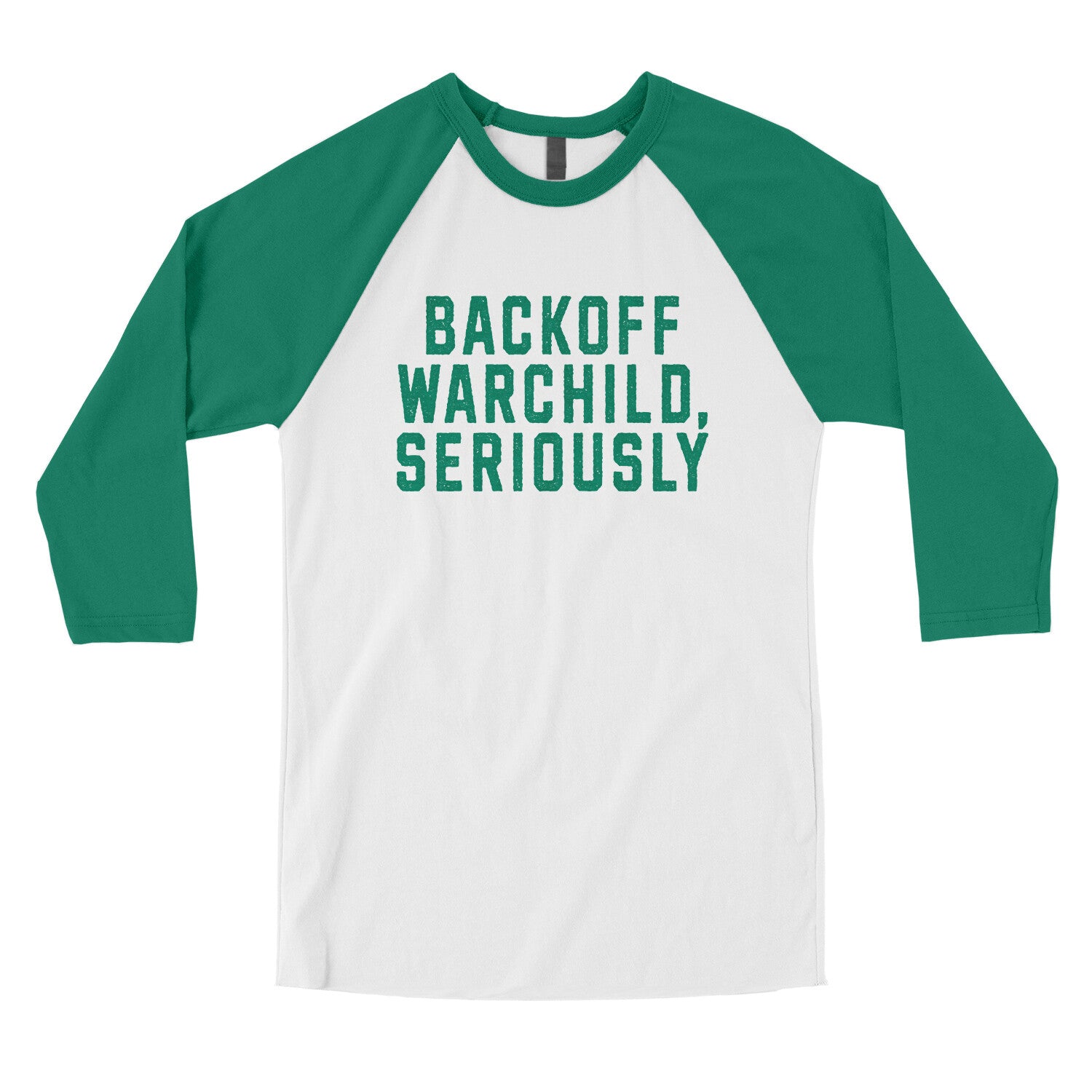 Backoff Warchild Seriously in White with Kelly Color