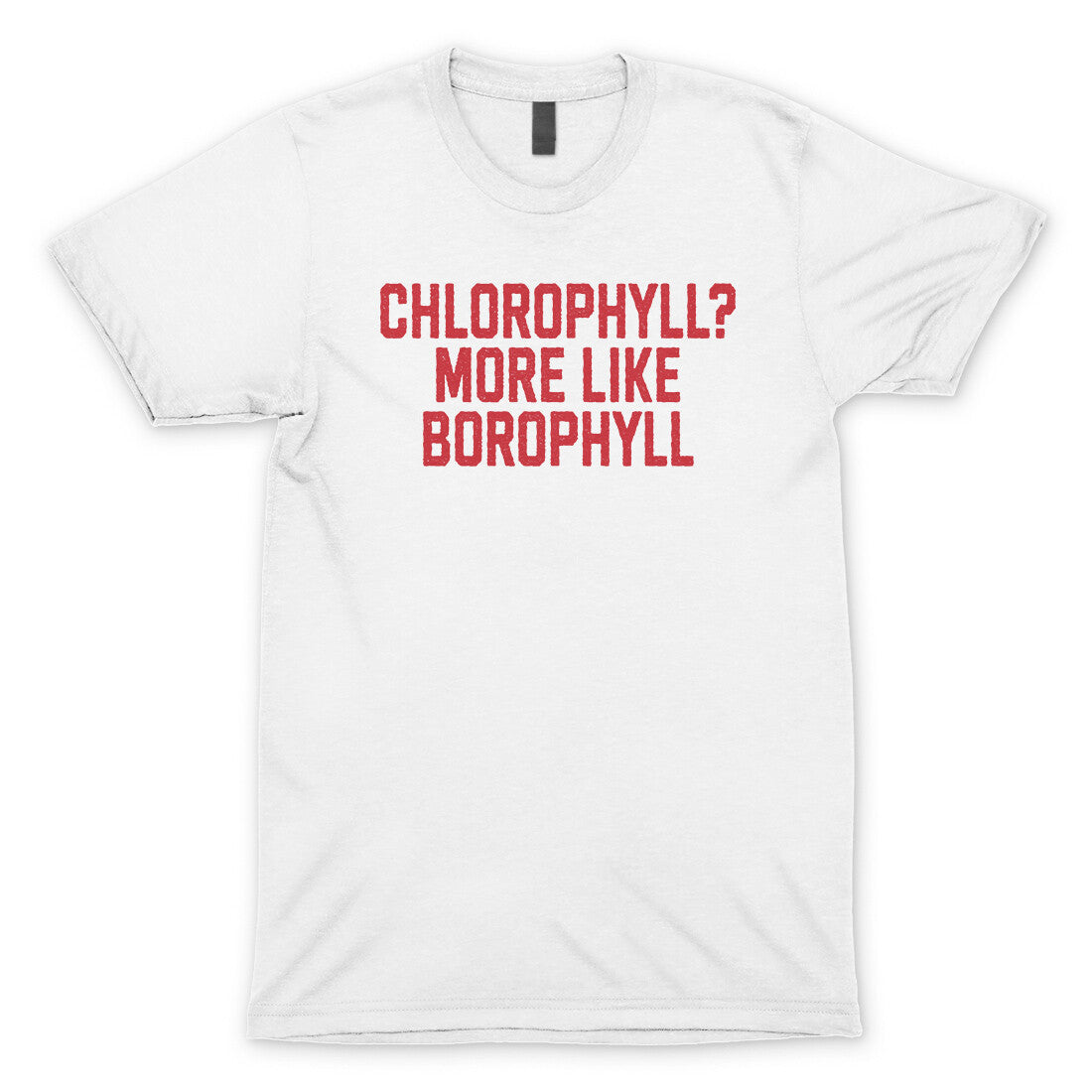 Chlorophyll More Like Borophyll in White Color