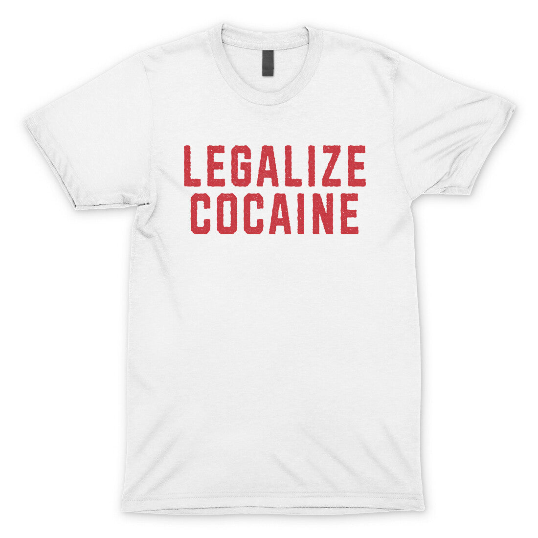 Legalize Cocaine in White Color