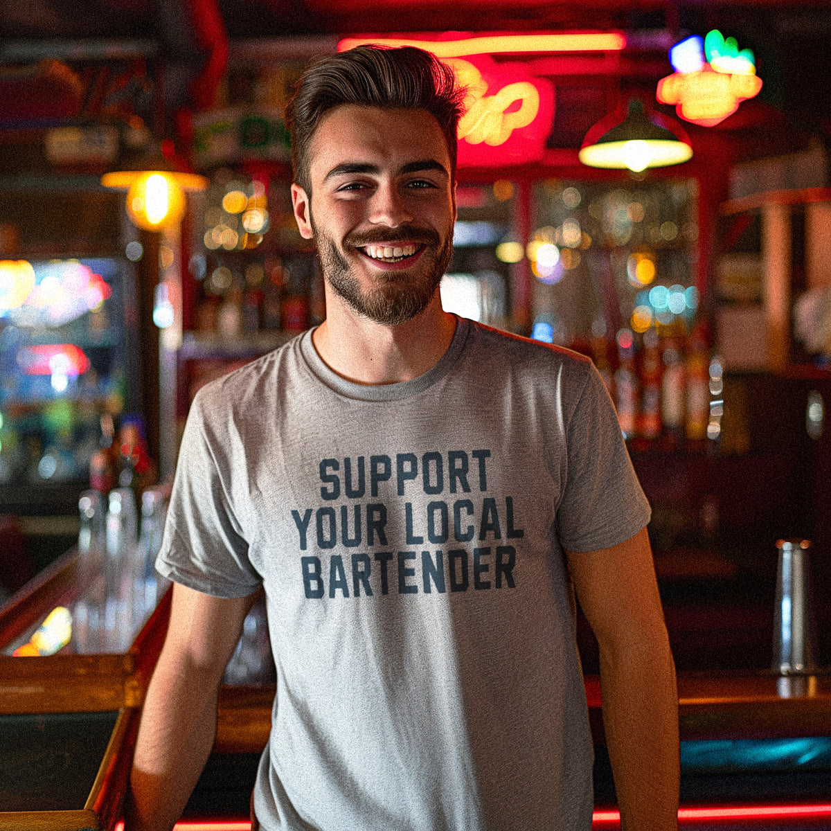 Support Your Local Bartender T-Shirt