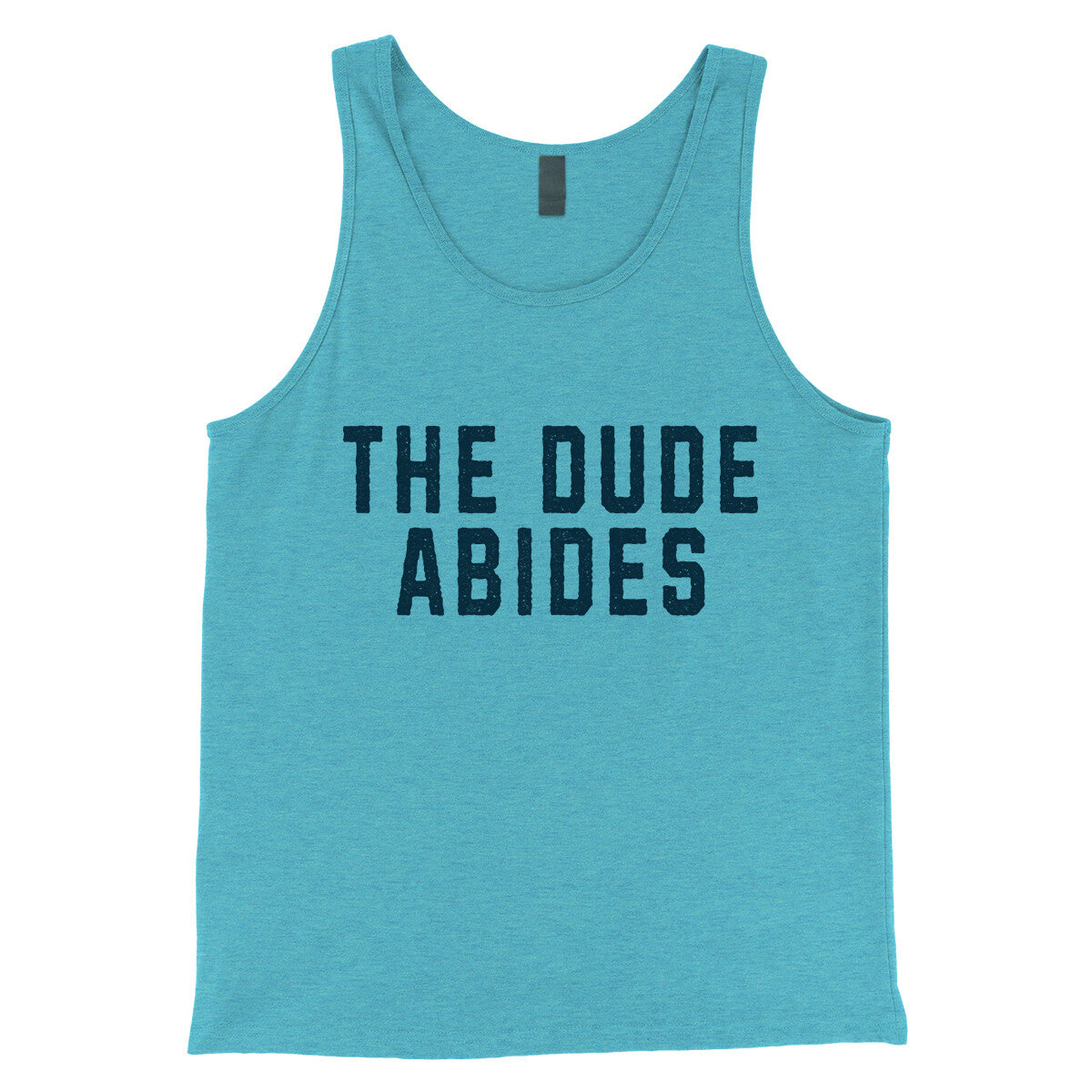 The Dude Abides in Aqua Triblend Color