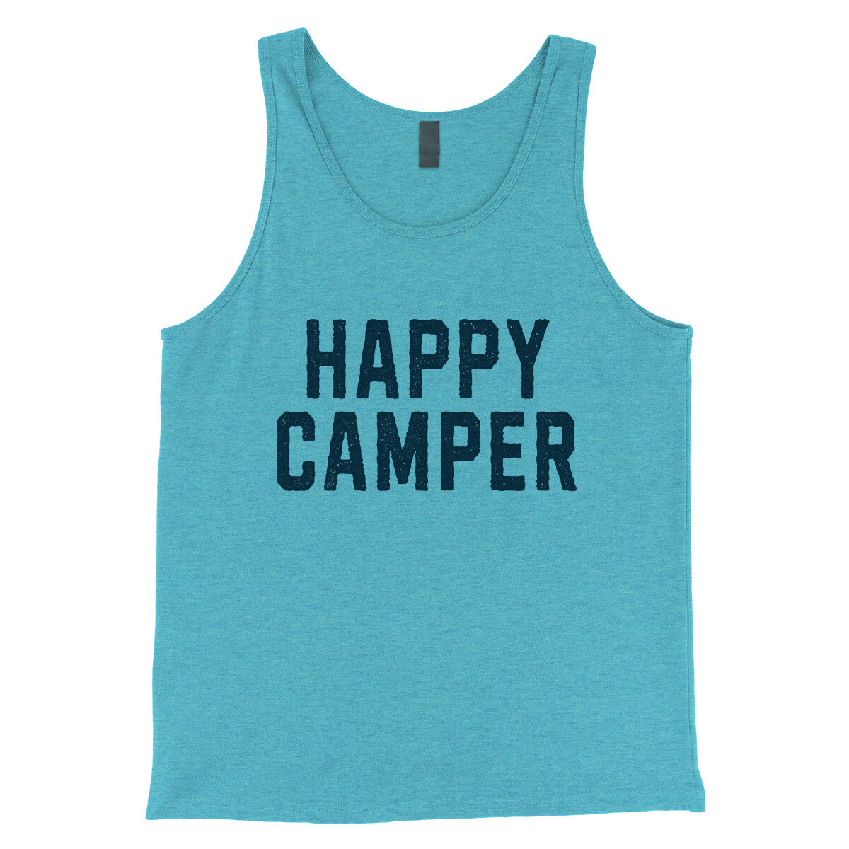 Happy Camper in Aqua Triblend Color