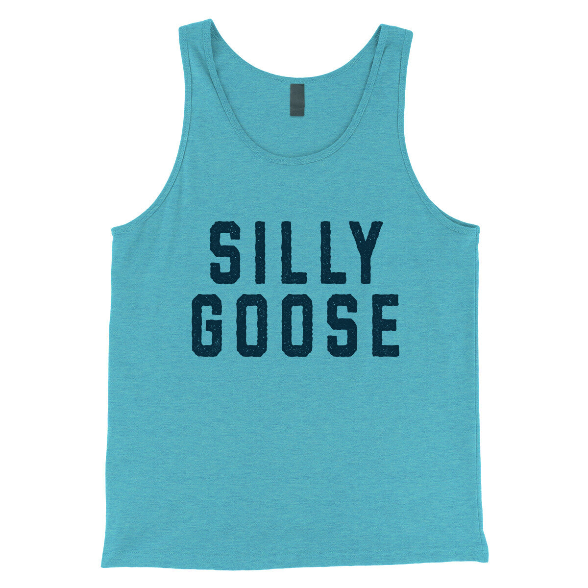 Silly Goose in Aqua Triblend Color