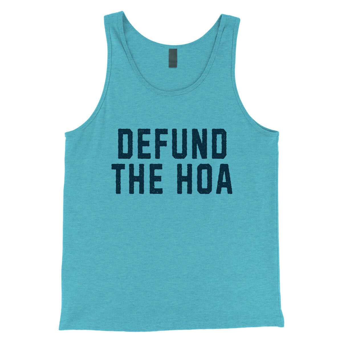 Defund the HOA in Aqua Triblend Color