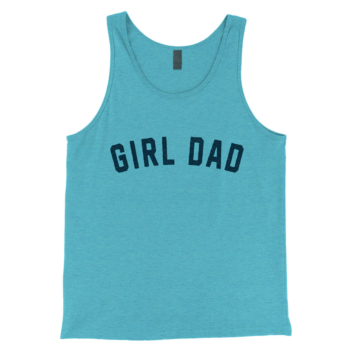 Girl Dad in Aqua Triblend Color