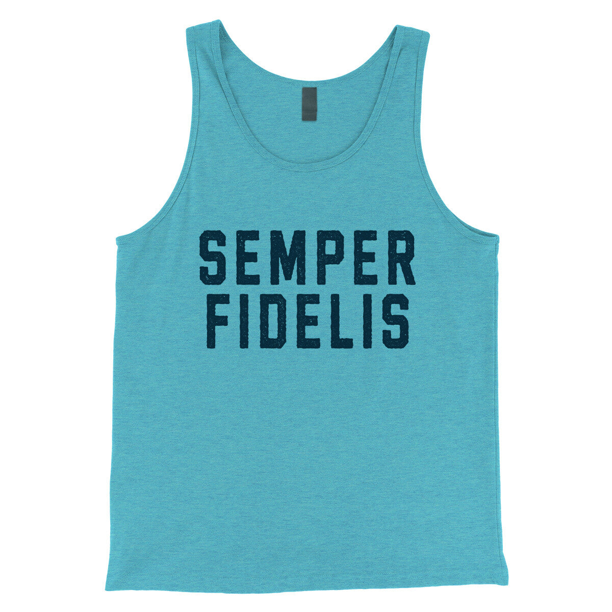 Semper Fidelis in Aqua Triblend Color