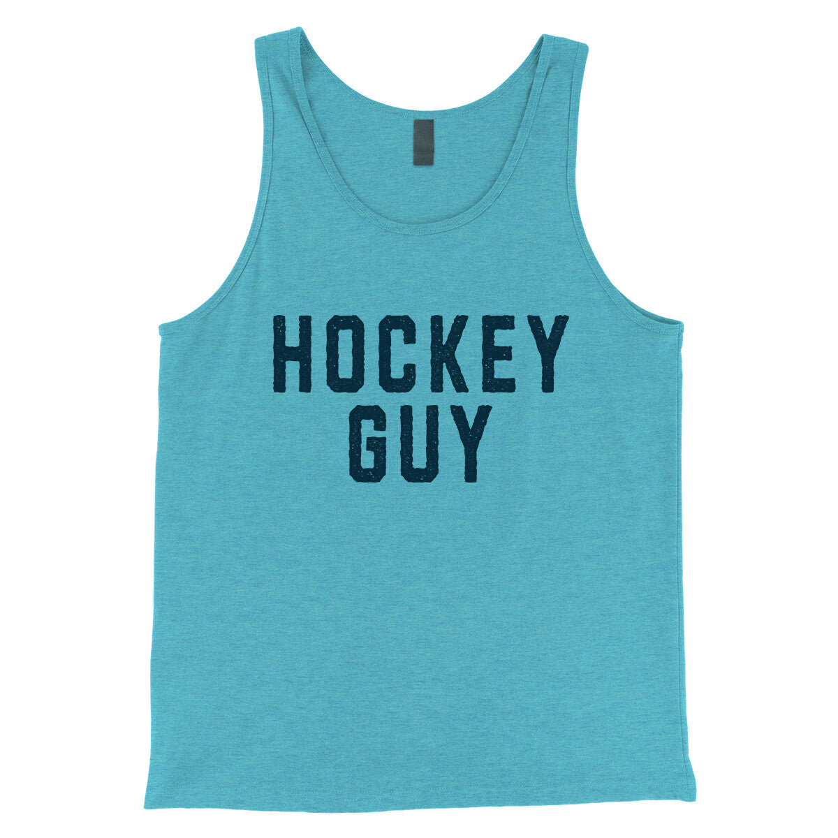 Hockey Guy in Aqua Triblend Color