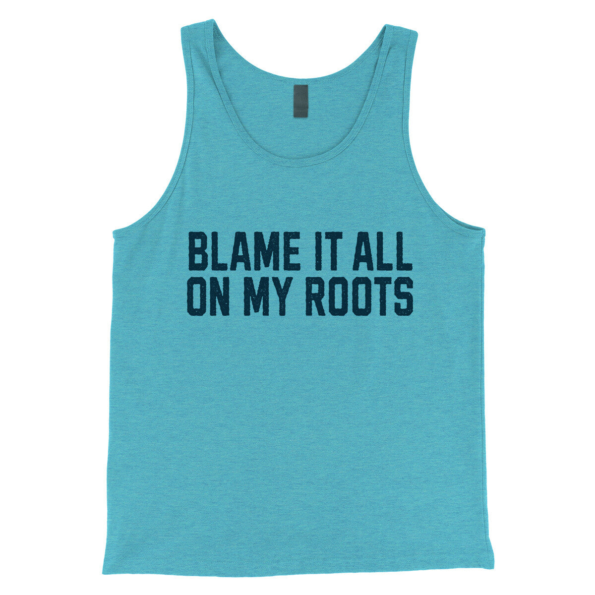 Blame it All on my Roots in Aqua Triblend Color