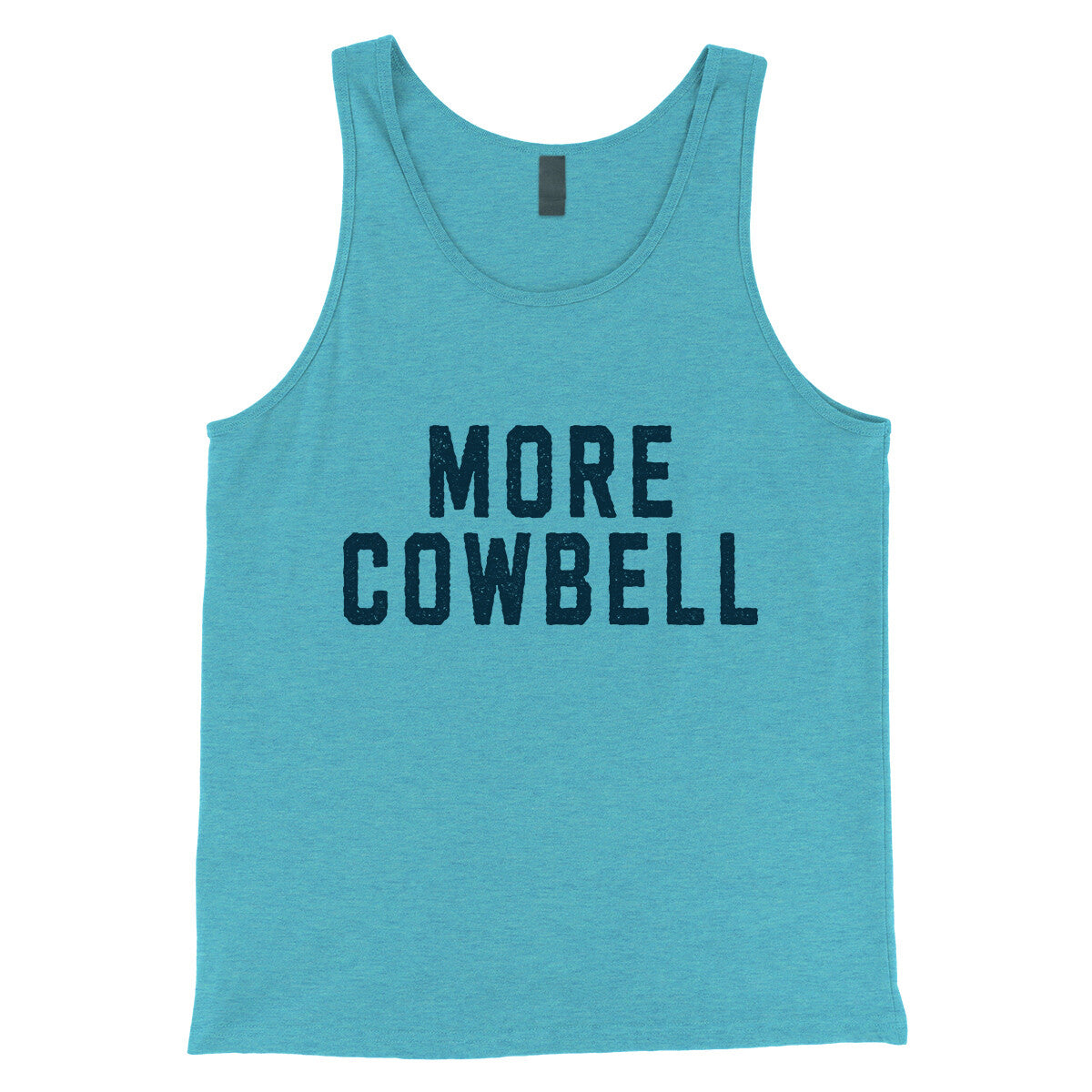 More Cowbell in Aqua Triblend Color