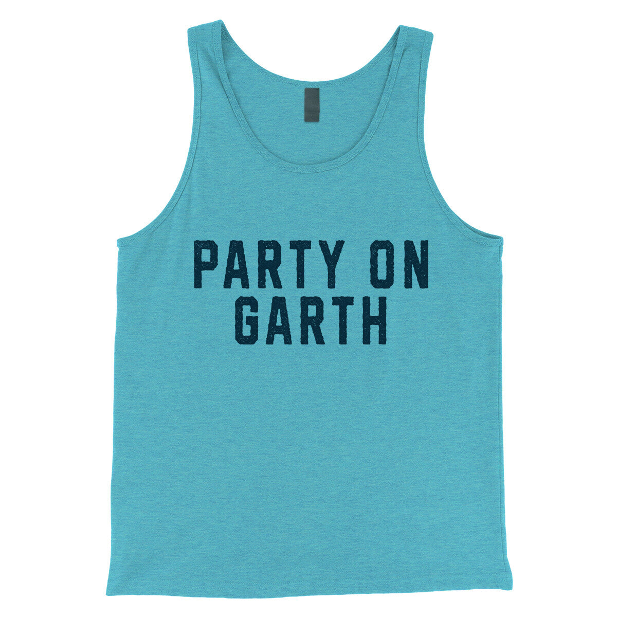 Party on Garth in Aqua Triblend Color