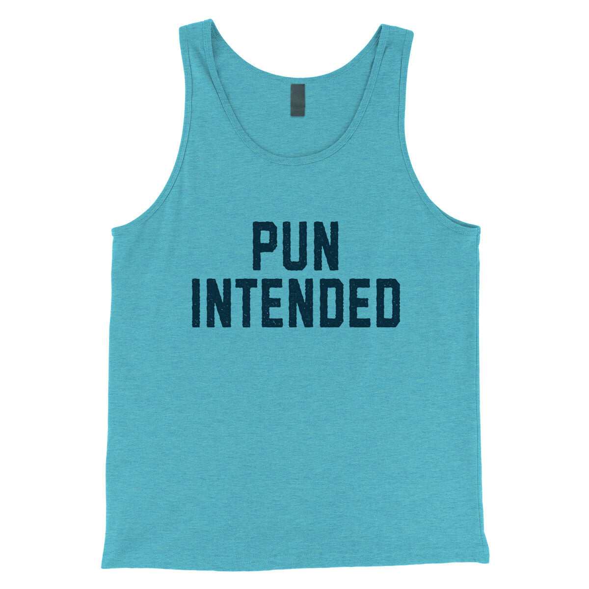 Pun Intended in Aqua Triblend Color