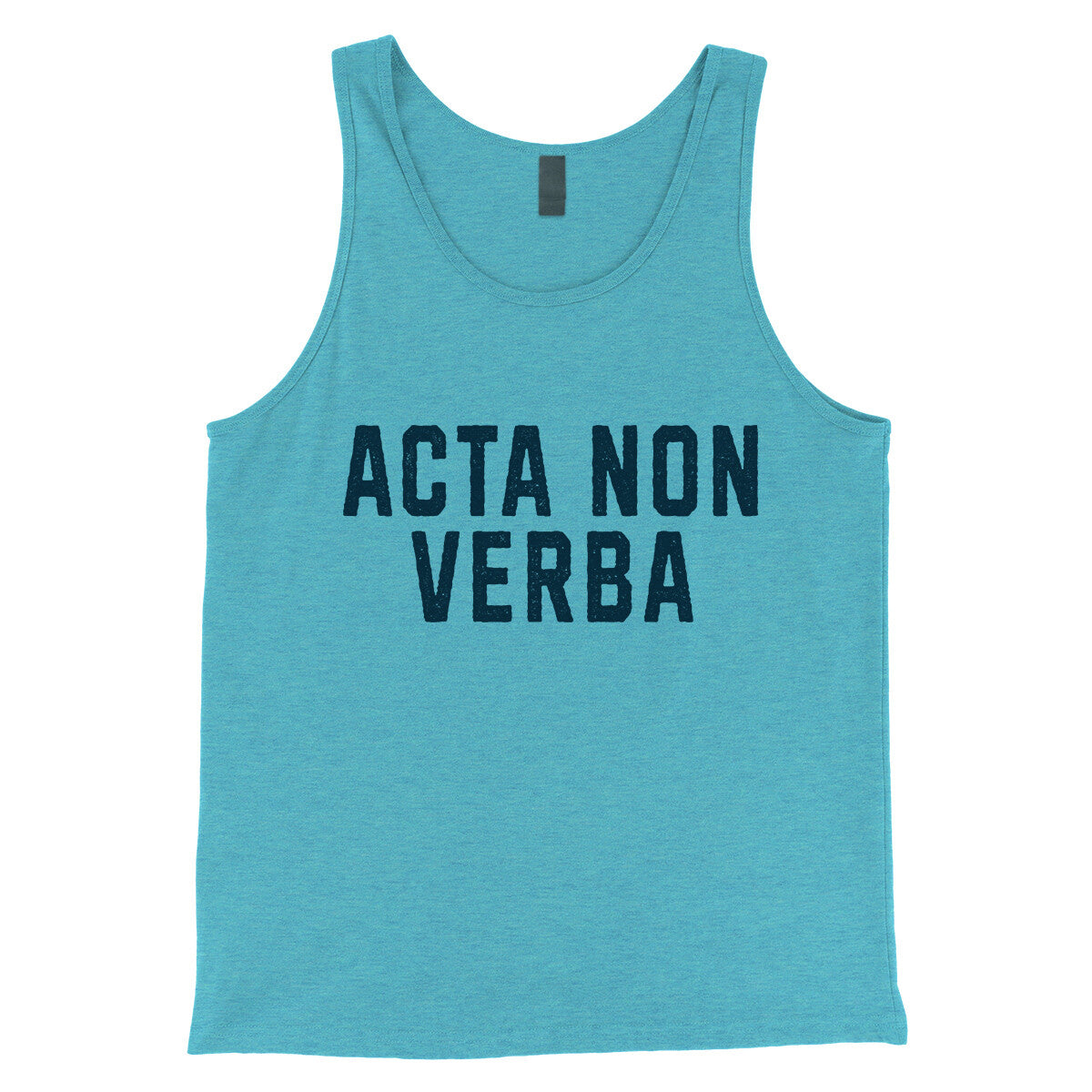 Acta Non Verba in Aqua Triblend Color