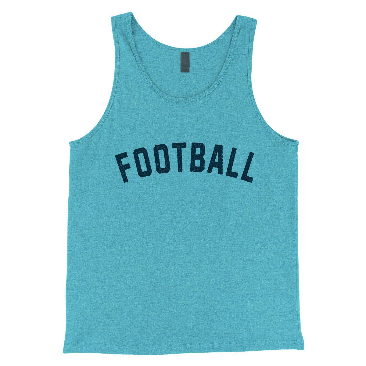 Football in Aqua Triblend Color