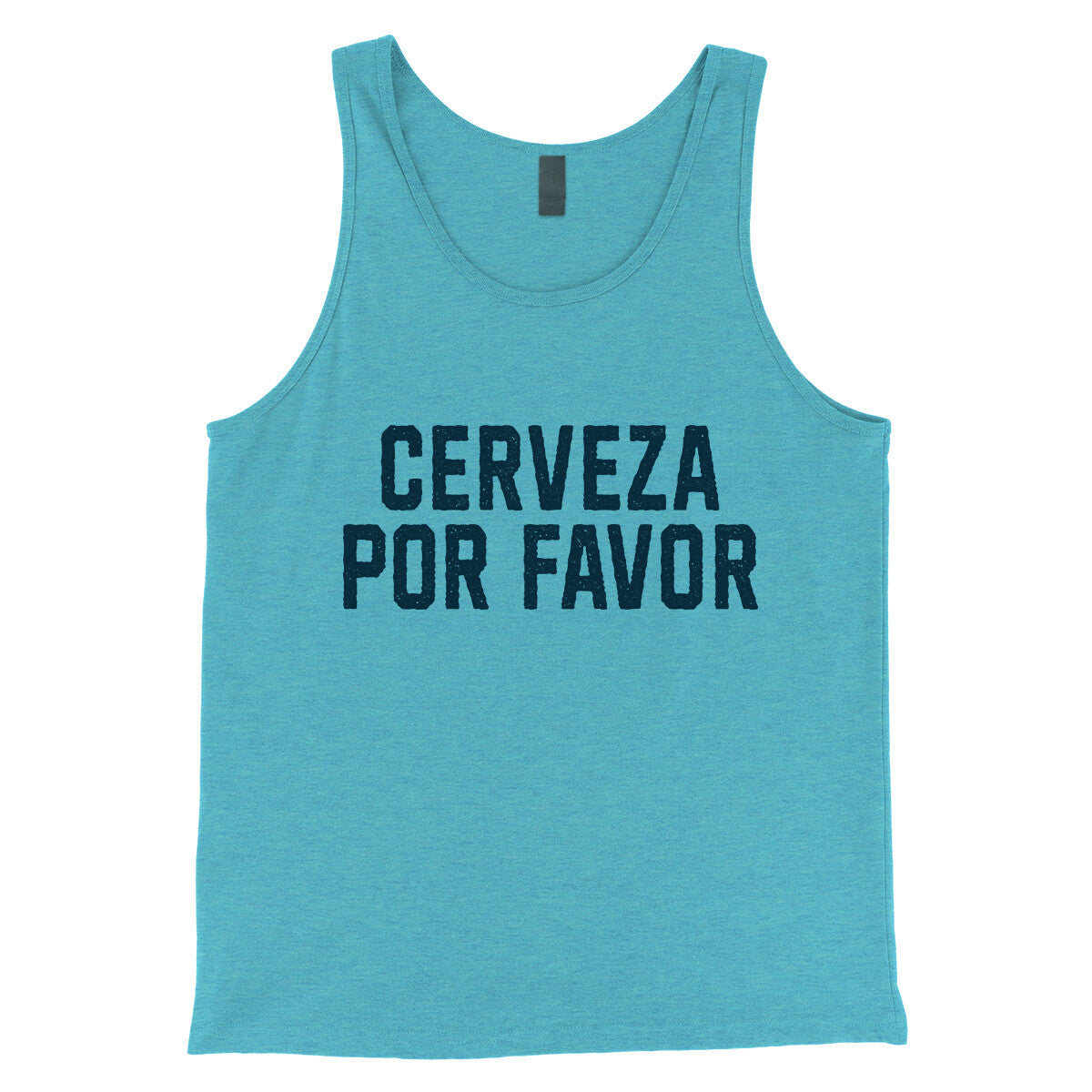 Cerveza Por Favor in Aqua Triblend Color