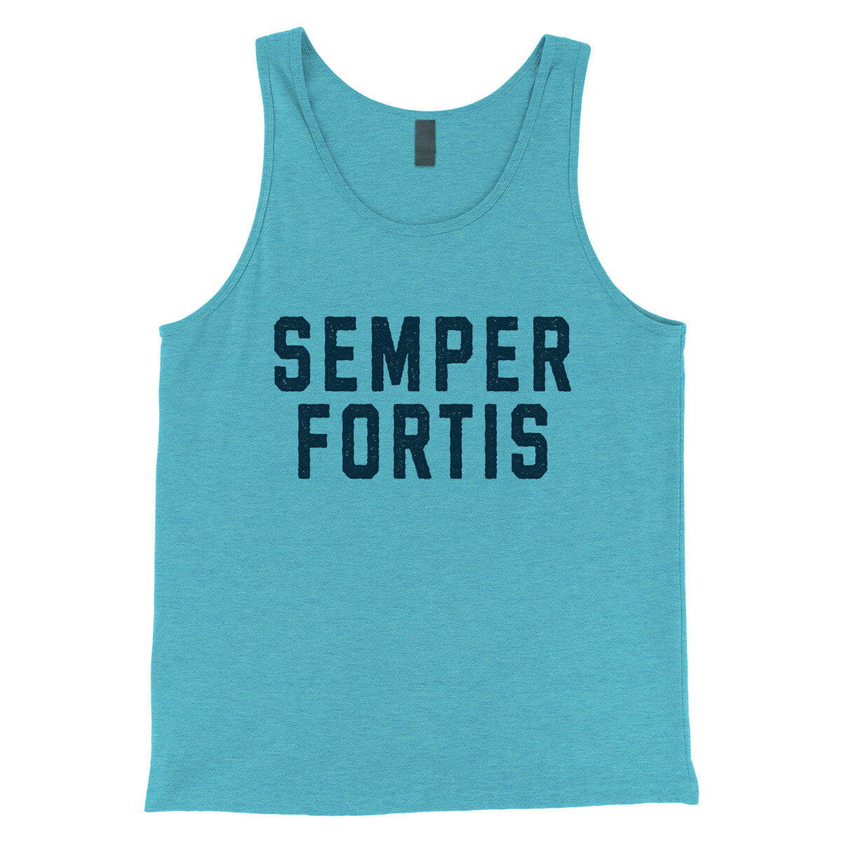 Semper Fortis in Aqua Triblend Color