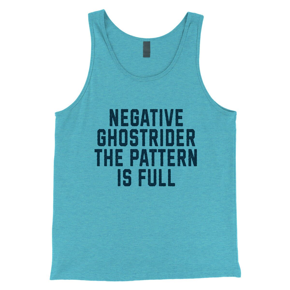 Negative Ghostrider the Pattern is Full in Aqua Triblend Color