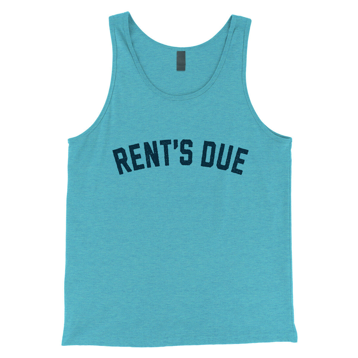 Rent's Due in Aqua Triblend Color