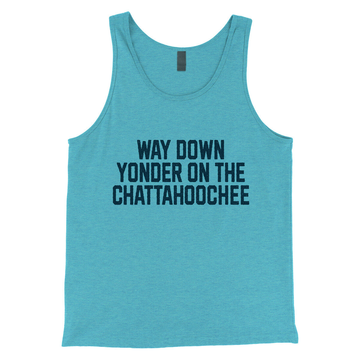 Way Down Yonder on the Chattahoochee in Aqua Triblend Color
