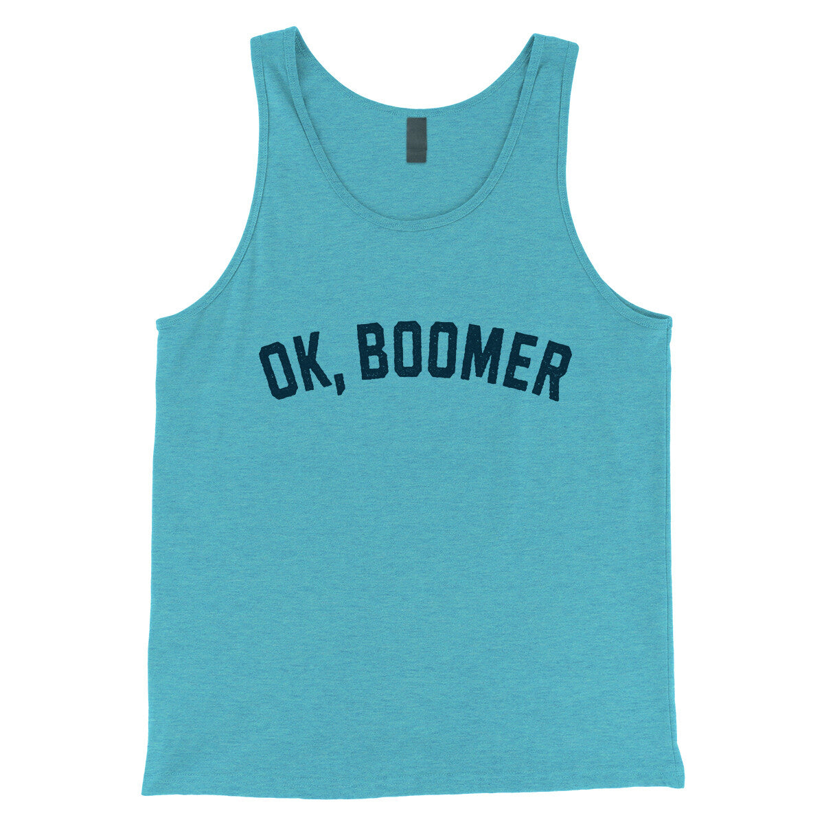 Ok Boomer in Aqua Triblend Color