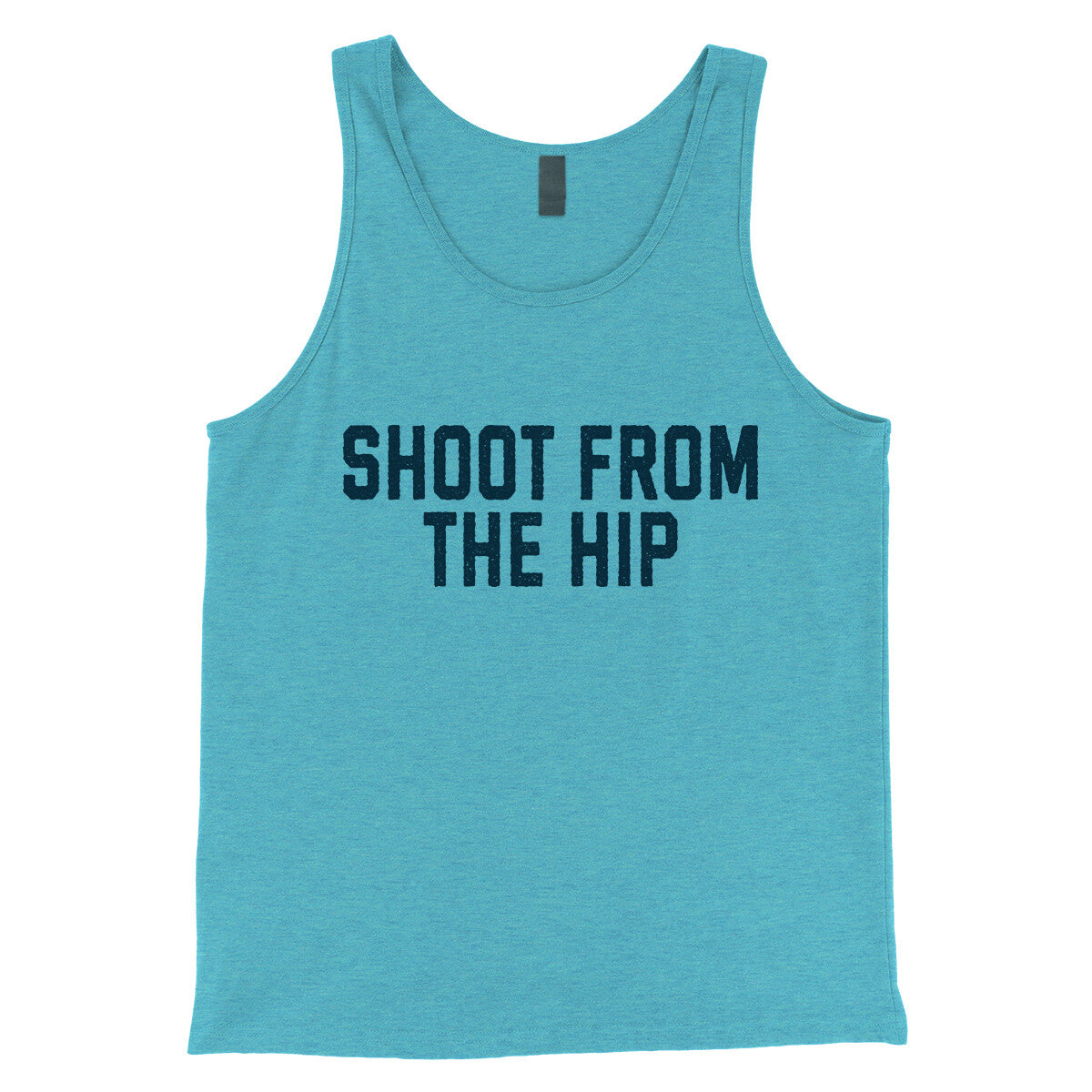 Shoot from the Hip in Aqua Triblend Color