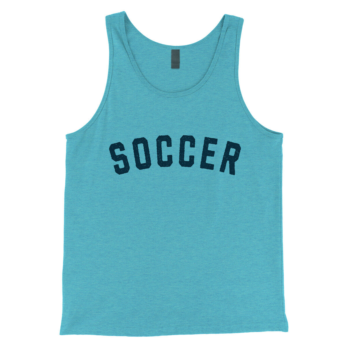 Soccer in Aqua Triblend Color
