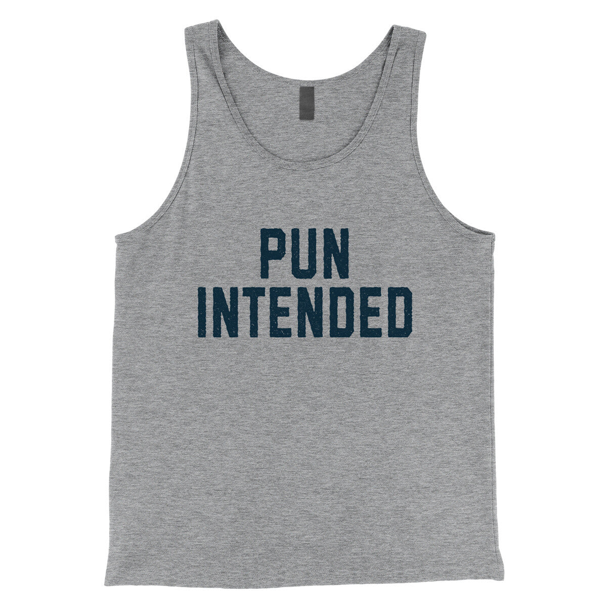 Pun Intended in Athletic Heather Color