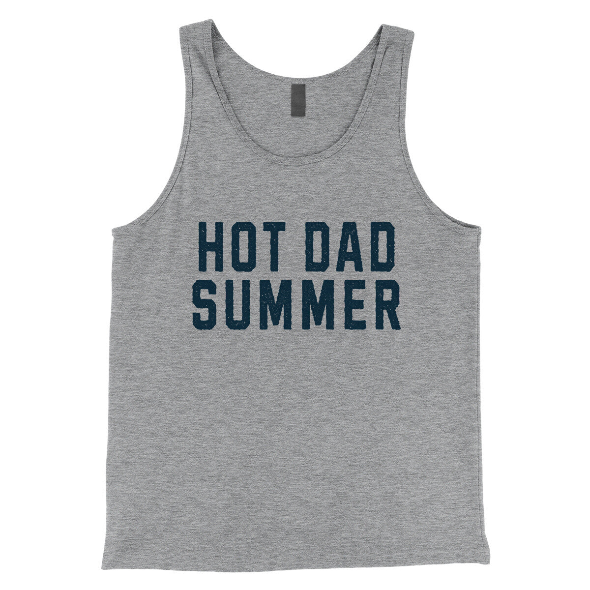 Hot Dad Summer in Athletic Heather Color