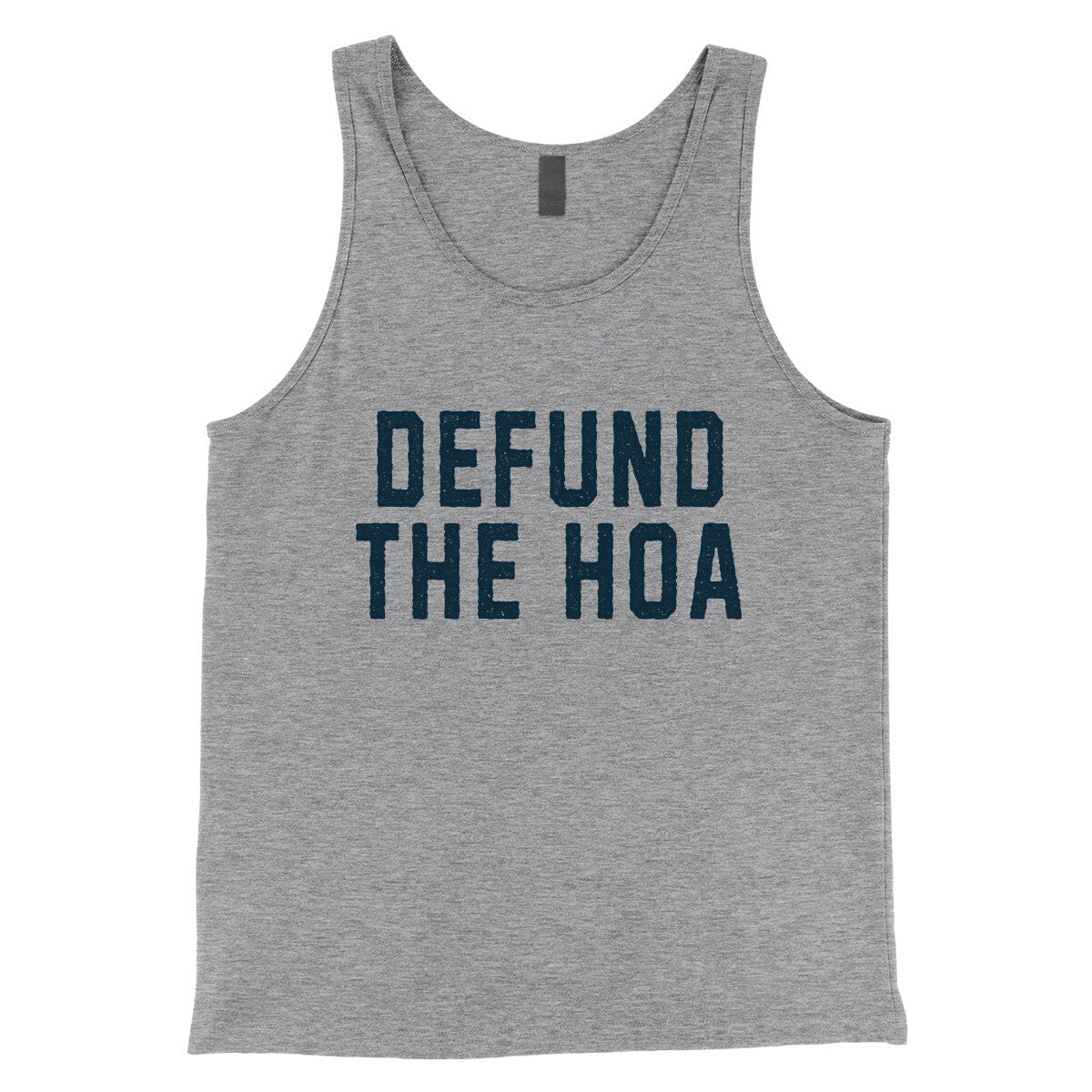 Defund the HOA in Athletic Heather Color