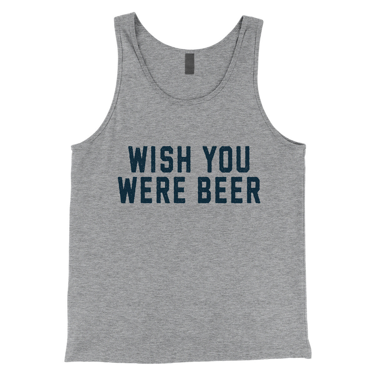 Wish You Were Beer in Athletic Heather Color