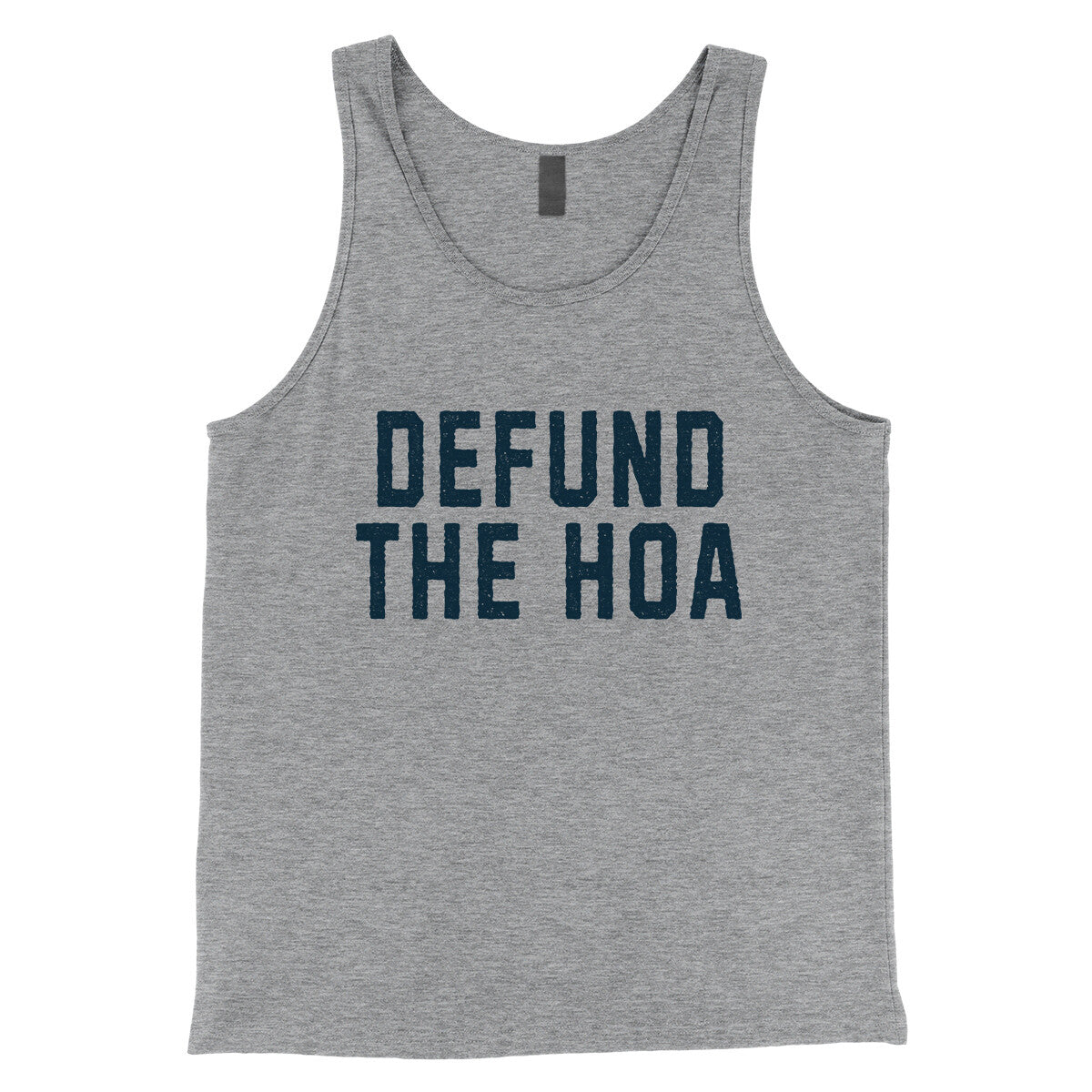 Defund the HOA in Athletic Heather Color