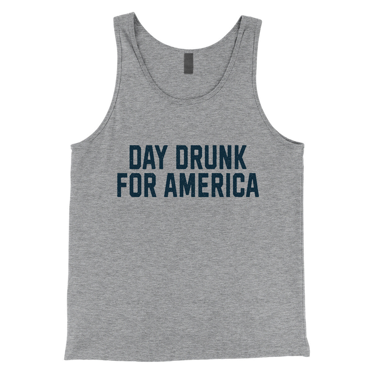 Day Drunk for America in Athletic Heather Color