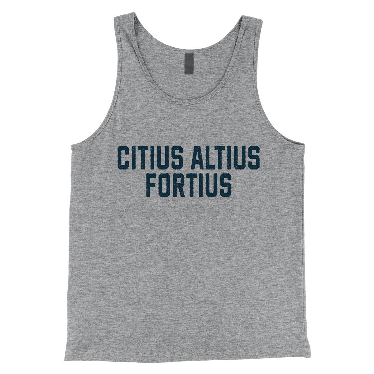 Citius Altius Fortius in Athletic Heather Color