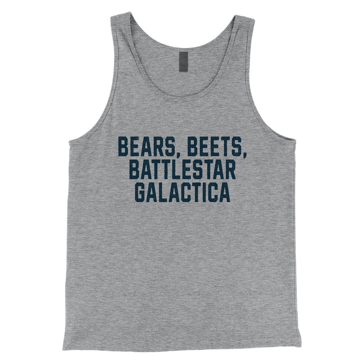 Bears Beets Battlestar Galactica in Athletic Heather Color