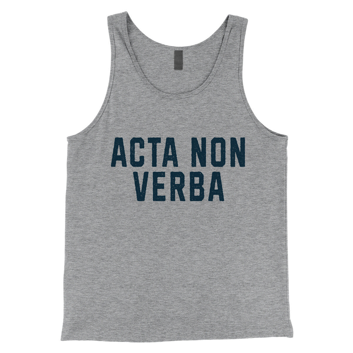 Acta Non Verba in Athletic Heather Color